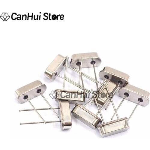 10pcs 24.576MHz Resonator Crystal Oscillator Passive Quartz HC-49S Through Holes 24.576 MHz 24.576M Hz Oscillator New