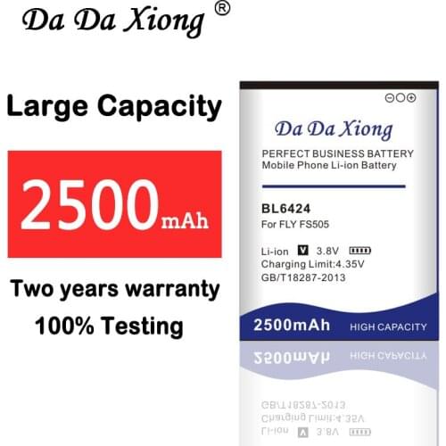 100% New High Quality 3.8V 2500mAh BL6424 Li-ion Phone Battery For FLY FS505 Nimbus 7 Phone
