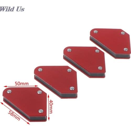 4Pcs Hot Sale Triangle Welding Positioner Magnetic Fixed Angle Soldering Locator Tools Without Switch Welding Accessories