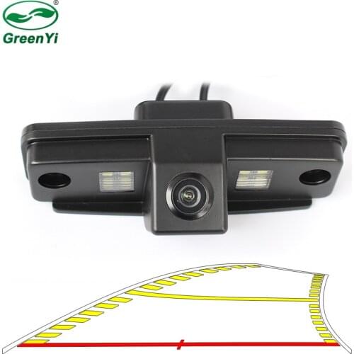 2020 HD Vehicle Dynamic Trajectory Parking Line Car Reverse Backup Rear View Camera For Subaru Forester Outback Impreza Sedan