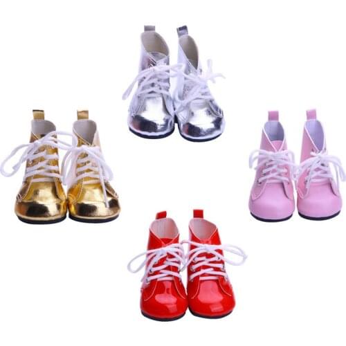 Doll Shoes Boots 5 Style Doll Shoes New Leather Doll Boots For 18 Inch American Doll For Baby Toy