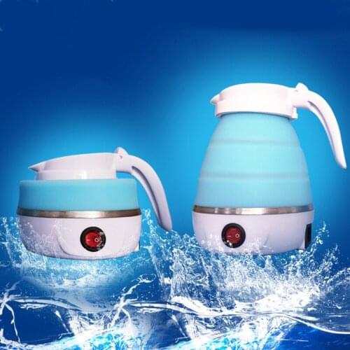 Appliances for Kitchen Travel Home Silicone Portable Electric Water Kettle Teapot Tourist Folding