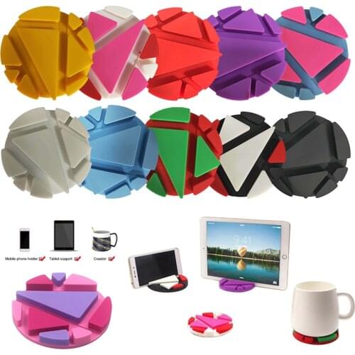 Earphone Holder Wire Winder Cup Coaster Tie Fixer Wire Management & Phone Stand Desktop Stand Cables Data Line Winder TXTB1