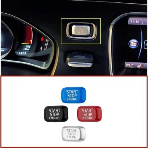 For Volvo V40 V60 S60 XC60 S80 V50 V70 XC70 Car Engine Start Button Replace Cover Stop Swtich Key Decor Car Styling