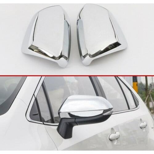 Chrome Side Mirror Cover Trim 2pcs Accessories For Toyota Corolla E210 2019-2020