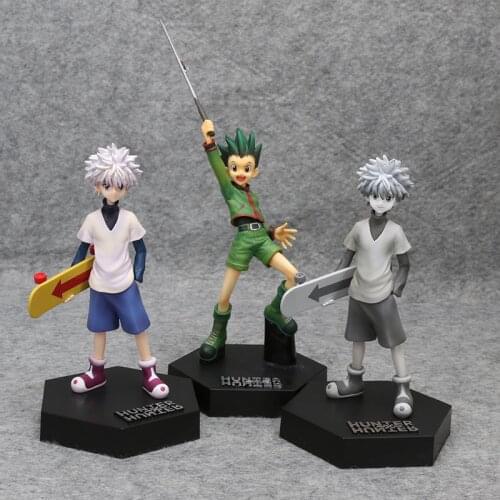 Hunter X Hunter cosplay Toy Gon Freecss PVC Action Figure Killua Zaoldyeck Ichiban Kuji -Hiiro no Tsuioku Collection Model Dolls