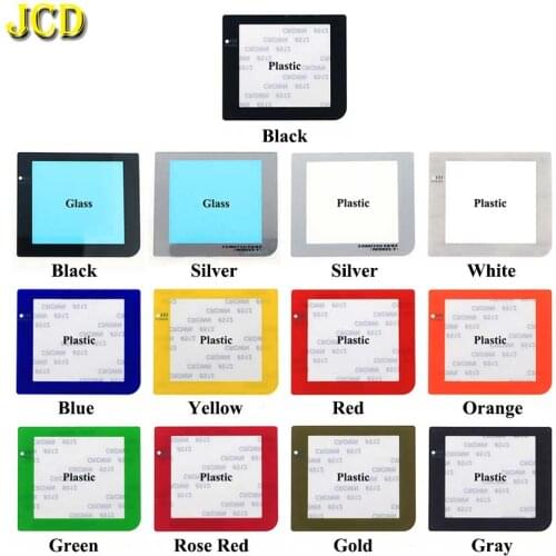 JCD 1PCS Plastic Glass Screen Lens Cover Replacement W/ Withou Light Lamp Hole For Gameboy Pocket for GBP