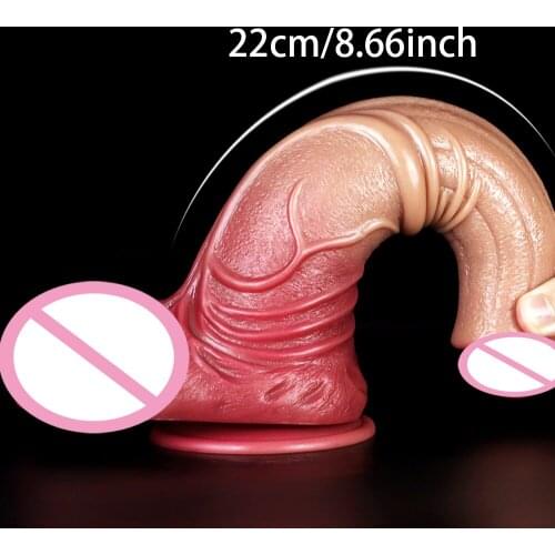 Horse Penis Animal Dildo with Powerful Sucker G-spot Vaginal Stimulator Anal Plug Female Masturbator Erotic Sex Toys for Couple