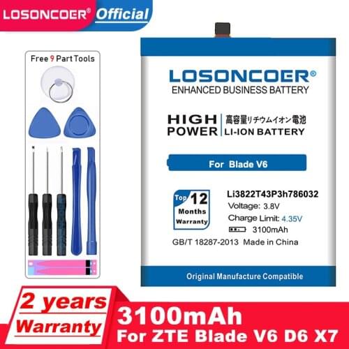 LOSONCOER ZTE Blade X7 Phone Batteries