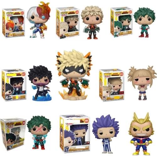 Anime My Hero Academia Character Debi Katsuki TODOROKI Tsuyu Cute Vinyl Figure Collection Model Toys