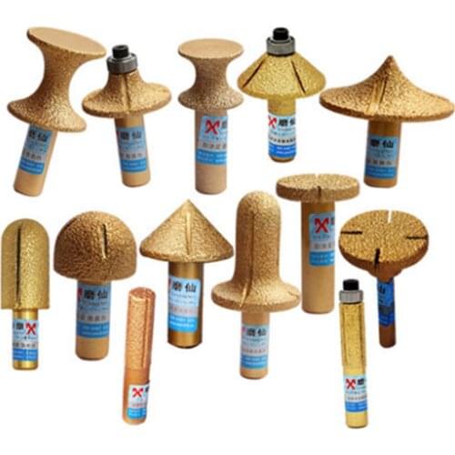 MX Diamond Trimming Milling Cutter Cobblestone Clearing Knife Marble Ceramic Trimming Carving Tool Diamond Brazing MillingCutter