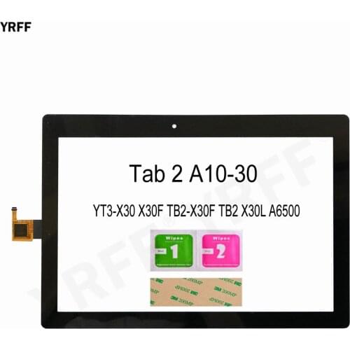 New Screen For Lenovo Tab 2 A10-30 YT3-X30 X30F TB2-X30F tb2-x30l a6500 Touch Screen Digitizer Glass Panel