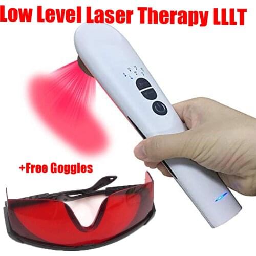 Pain Relief Cold Laser Handy Cure Laser Relief Device Reduce Lower Back Sacral Pain Tightness Chronic Shoulder Discomfort