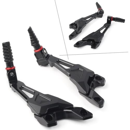 S 1000RR Black Motorcycle Rear Passenger Footrest Foot Rest Pegs for BMW S1000RR 2010 2011 2011 2013 2014 2015 2016 2017 2018