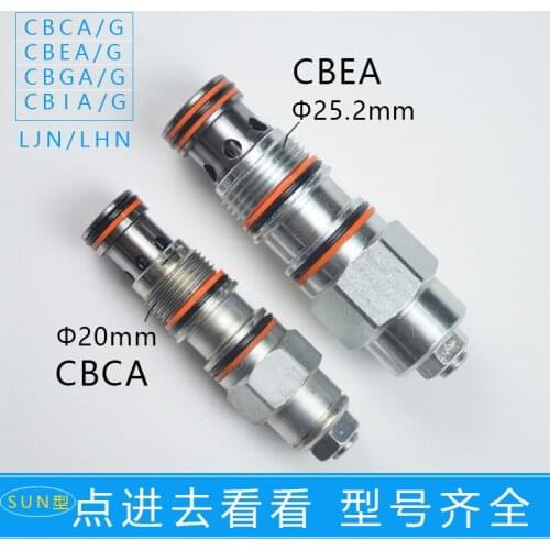 Threaded Cartridge Counterbalance Valve Replaces SUN Counterbalance Valve CBCA/CBEA/CBCG/CBEG/LHN LJN