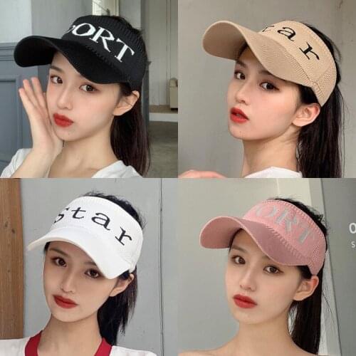 Empty Top Caps Bonnets for Women Korean Version of Sunscreen Sunshade Hat Show Face Small Topless Summer Baseball Cap
