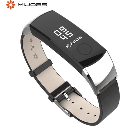 Leather Wrist Strap for Huawei Honor Band 4 Bracelet Smart Watch Accessories Smart Wristband for Honor Band 5 Band Strap