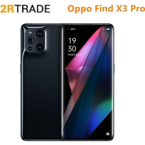 OPPO Find X3 Pro Snapdragon 888 5G Smartphone 6.7 Inch LTPO AMOLED1B Colors 120HZ Refresh Rate 1440 x 3216 pixel IP68 Android 11