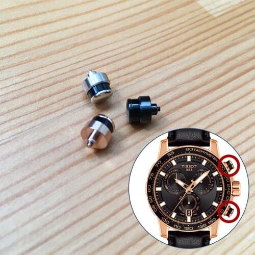 Steel pusher for Ti ssot T-Sport T125.617 quartz watch