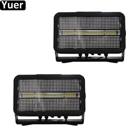 2Pcs/Lot 1400W LED Super Strobe Light 640Pcs SMD 5050 LEDS 192PcsX5W LED Stroboscope For DJ Disco Party Bar Nightclub Lights
