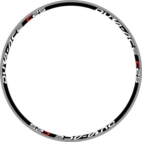 FOR 25mm Rims Wheel Stickers Rims Decals Waterproof Sticker Reflective For C25 Bicycle Bike Cycle Rim Decals TWO WHEELS