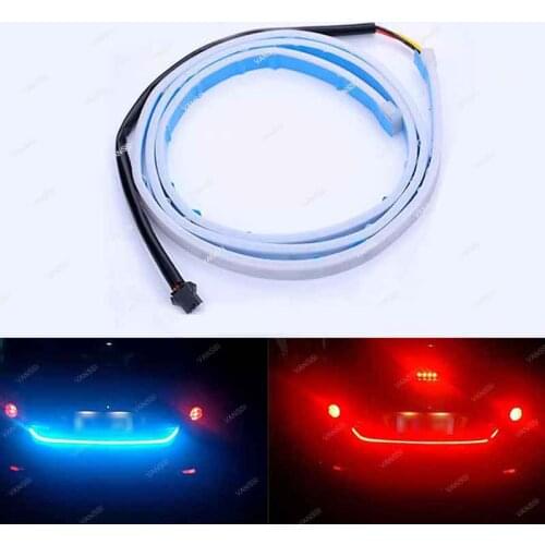VANSSI 1 set Super Bright Flexible Tail Light Brake Stop Light Bulb All In One Car Strip LED Decoration Light