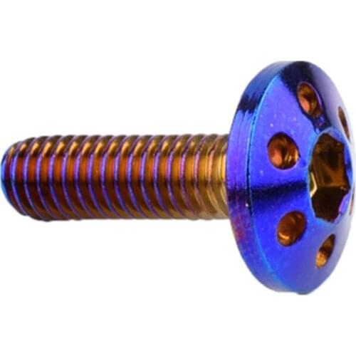 M5 M6 Hex socket Screw Truss Hollow out Screws Burnt Titanium Stainless steel 15-25mm Length