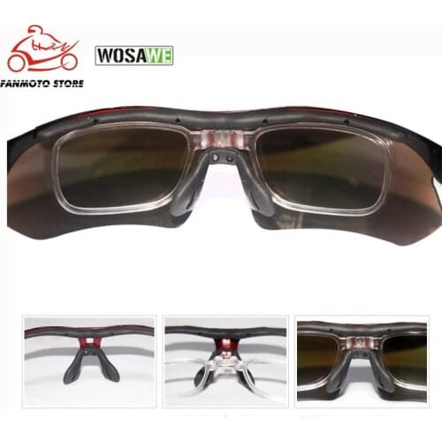 WOSAWE 3Pcs/Lot Quality Plastic Myopia Frame Motorcycles Bicycle Cycling Sun Glasses Inner Frame Glasses for Myopic Lens