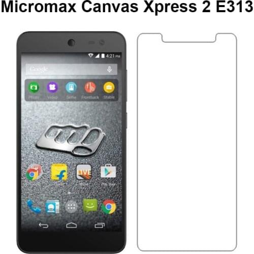 For Micromax Canvas Xpress 2 E313 Screen Protector Tempered Glass Front Film for Micromax Canvas Xpress 2 E313 pelicula de vidro