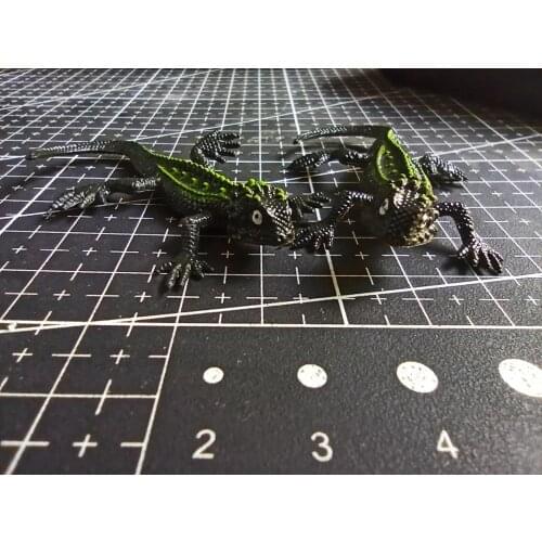 1pcs/lot pvc number 3 Simulation lizard Cabochons Scrapbooking Hair Bow Center DIY Christmas decration