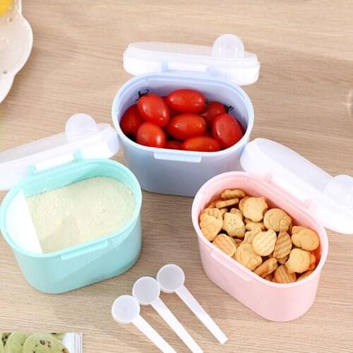 1 pc Baby Milk powder Storage Container food Tank PP Plastic single layer Formula Dispenser Travel Milk powder canisters box