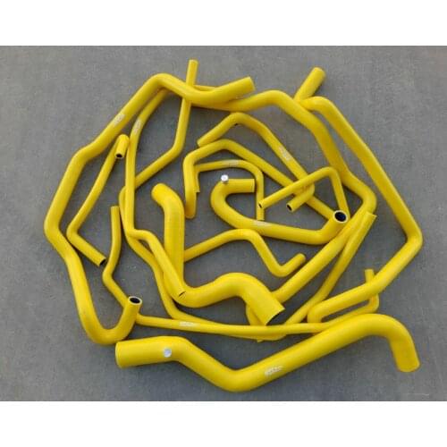 15PCS Silicone water/coolant Hose for Renault 5/R5 GT turbo 1988 1989 1990 1991 yellow