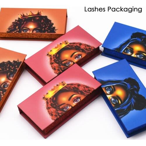 30/40/50/100 pcs Lash Boxes Packaging Wholesale 25 mm Lashes Boxes Empty Eyelash Packaging Rectangle Lashes Case Eyelash Package