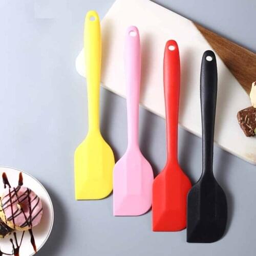 Non Stick Kitchen Silicone Cream Butter Cake Spatula Mixing Set Cookie Pastry Scraper Cake Spatula Baking Tool Kitchenware