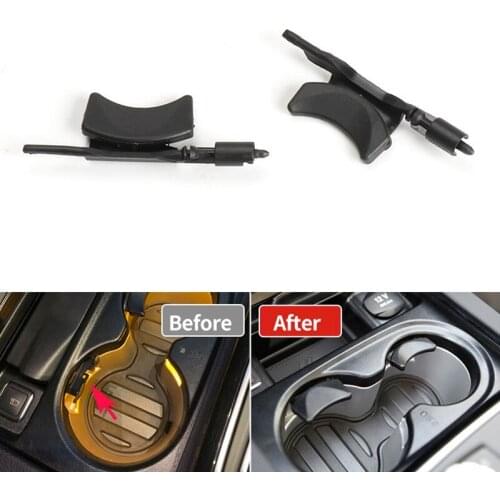 AU04 -Car Center Console Water Cup Holder Buckle Clip for Mercedes-Benz ML GL GLS GLE Class W166 W292 1666806402