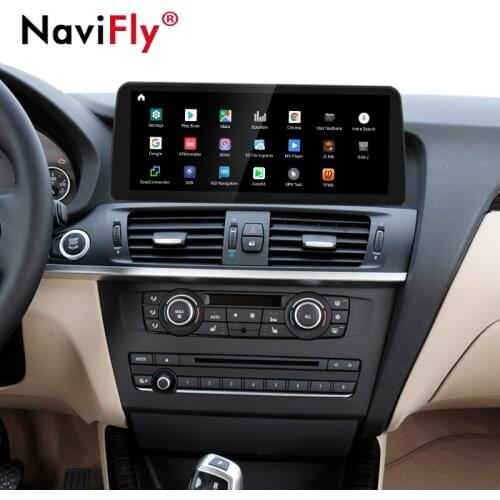 12.3" Android 10.0 GPS Car Radio Multimedia Video Player for BMW X3 F25/X4 F26 CIC NBT System with Blu-ray screen carplay+Auto