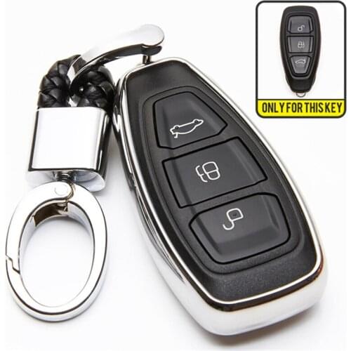 TPU Car Key Cover Case For Ford Fiesta Focus 2 3 4 MK3 MK4 Mondeo Ecosport Kuga Focus ST Edge Fusion C-Max Ka Galaxy S-Max B-Max
