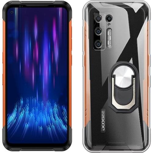 Case for Doogee S97 Pro Ring Holder Bracket Shockproof TPU Cover for Doogee X96 Pro S88 Plus X95 N20 N30 S86 S59 S40 S90