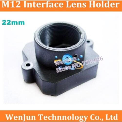 Hot Sale M12 interface lens holder COMS lens mount 22mm hole distance ens holder Large inner frame Plastic base