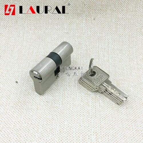 All Brass Double Open Lock Door Window Security 55mm Cylinder Living Room Lock Handle Customized Brass Key