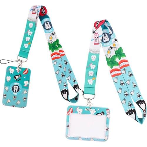 ER817 Tooth Care Bank Credit Card Holder Wallet Bus ID Name Work Card Holder For Dentist Doctor Card Cover Business Card