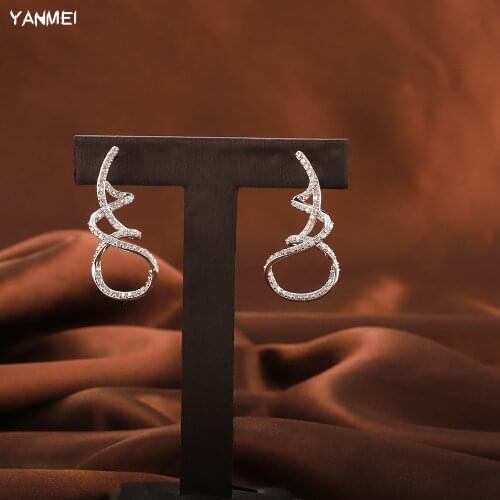 Geometric Spiral Tornado Earrings for Women Baroque Exotic Jewelry Noble Fashion Elegant Banquet Accessories сережки необычные