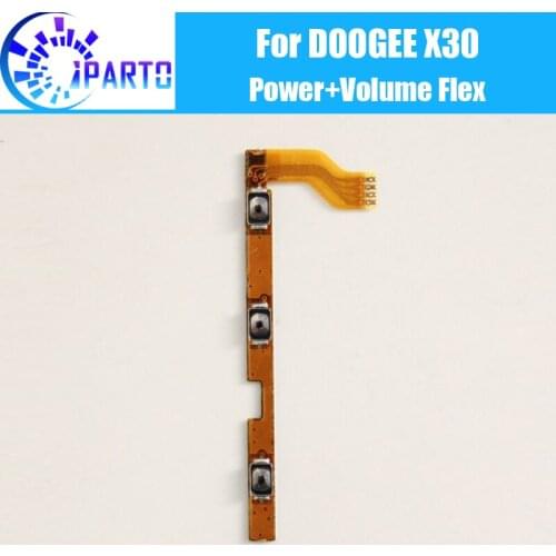 Doogee X30 Side Button Flex Cable 100% Original Power + Volume button Flex Cable repair parts for Doogee X30