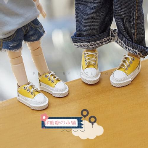 OB11 doll shoes Small cloth Blythe retro low top shoes OB24 Molly clay GSC doll accessories