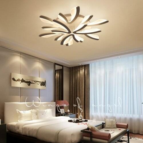 Modern LED Ceiling Chandelier Nordic Bedroom Living Room Ceiling Chandelier Simple Post-modern Ceiling Lamp Installation