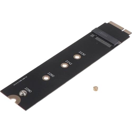 M2 SSD Adapter Connector M.2 NGFF SATA SSD Converter Adapter Raiser Riser Card For Apple 2012 MacBook Air A1465 A1466
