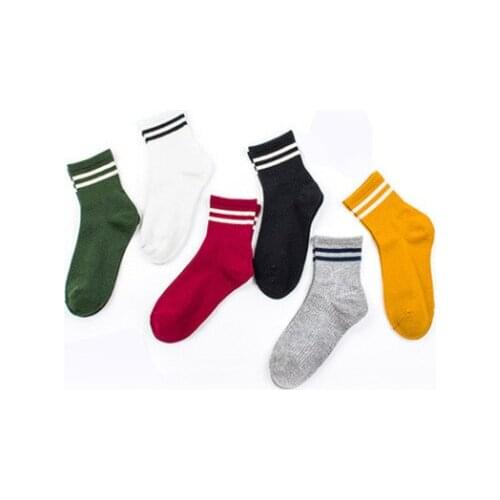 New Korean Academy wind cotton men and women Joker in stockings sports deodorant sweat-absorbent four seasons socks personality