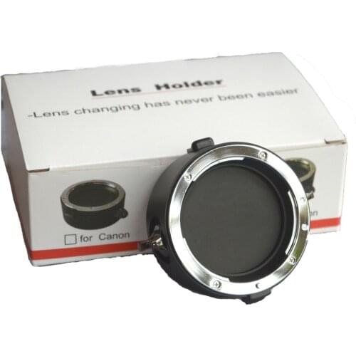 New Professional quick release fast lens changing Double Head Lens Holder flipper for canon EOS EF EF-S camera lens