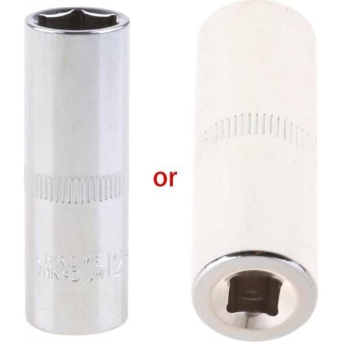 OOTDTY 1/4 Hex Ratchets Extension Sleeve Bar Socket Adapter Drive Socket Wrench Spanner Converter Tool 6-14MM Universal Joint