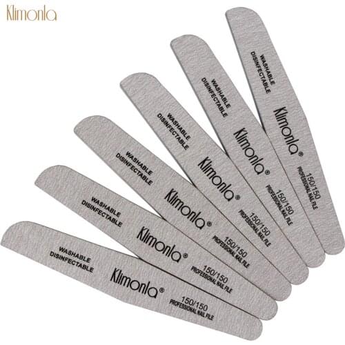 25Pcs/Bag Nail File 150/150 Grit Gray Rhombus Shape Nail File Buffer Block Nails Tools Double-side Grinding Fingernail Tools
